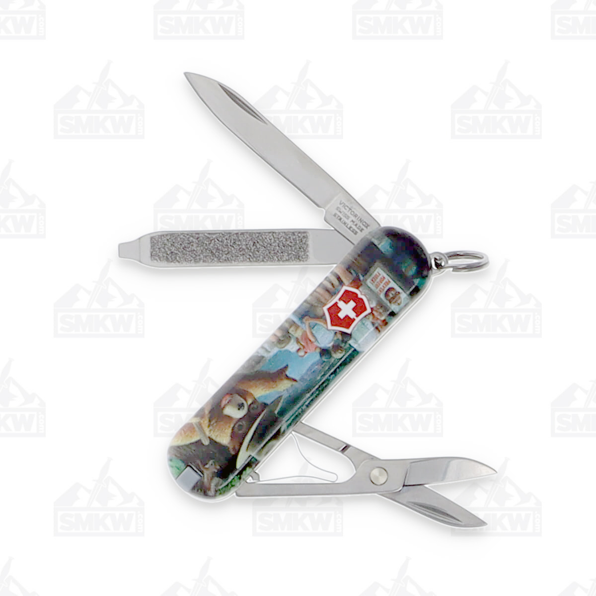Victorinox Classic SD Swiss Army Knife Smokey Bear® Pointing SMKW Special Design STBV923 View 1