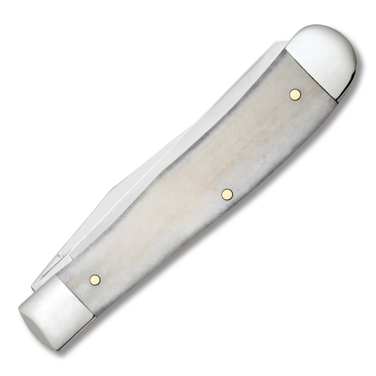 Case Vietnam War Smooth Bone Trapper Folding Knife CA50952 View 2