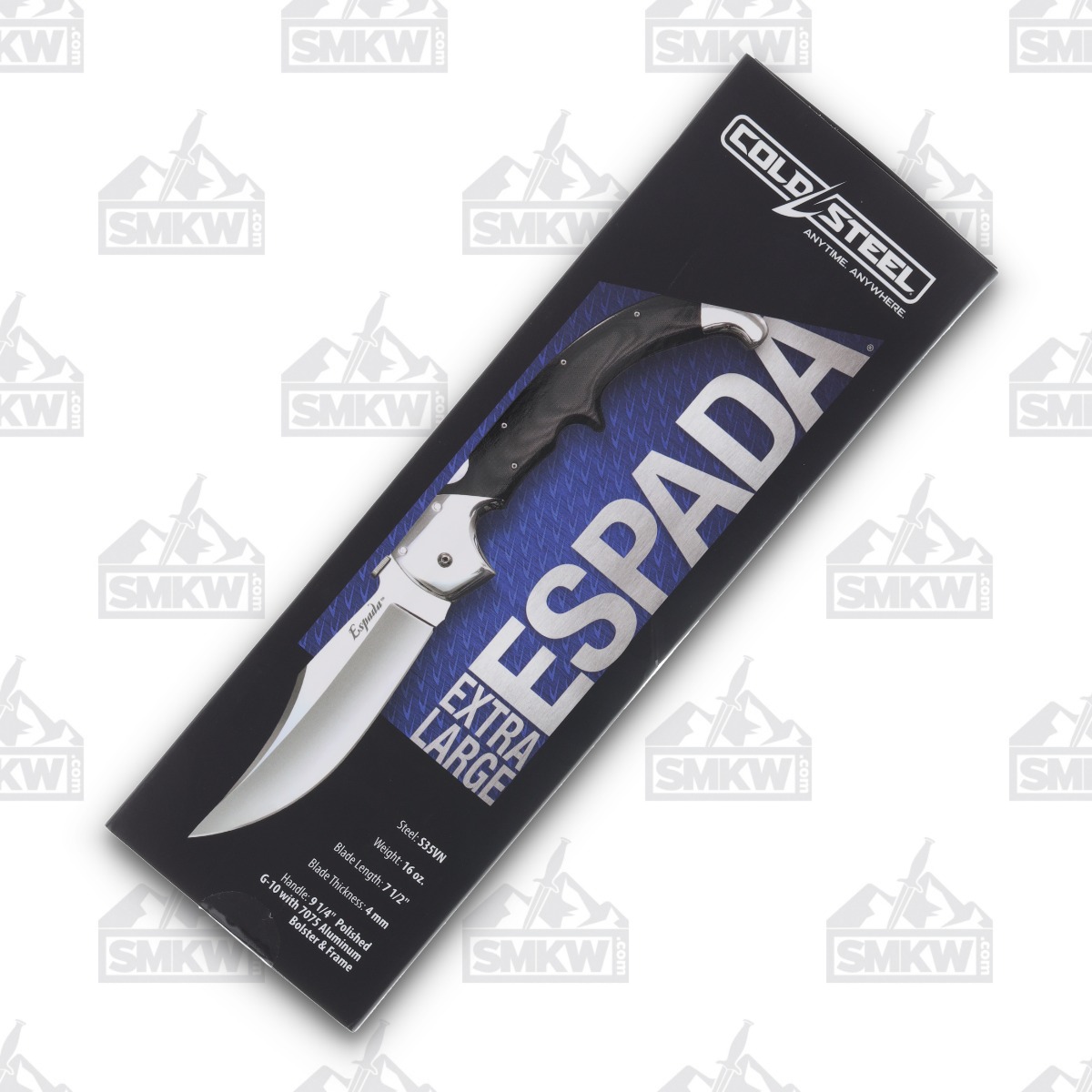 Cold Steel Espada XL Folding Knife Black G-10 Handle CS62MA View 11