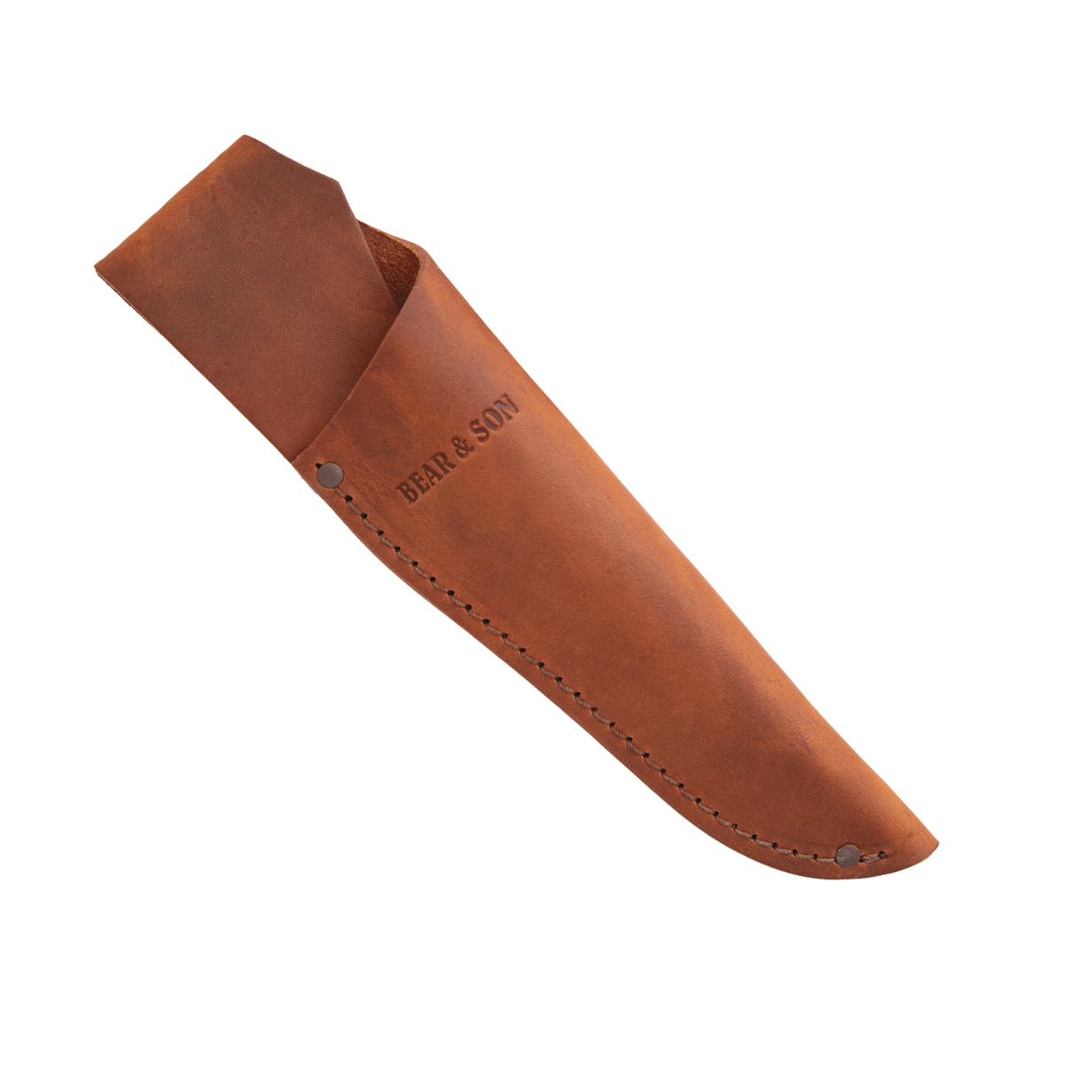 Bear & Son 7.87" Pro Skinner India Stag Bone with Leather Sheath BR549 View 2