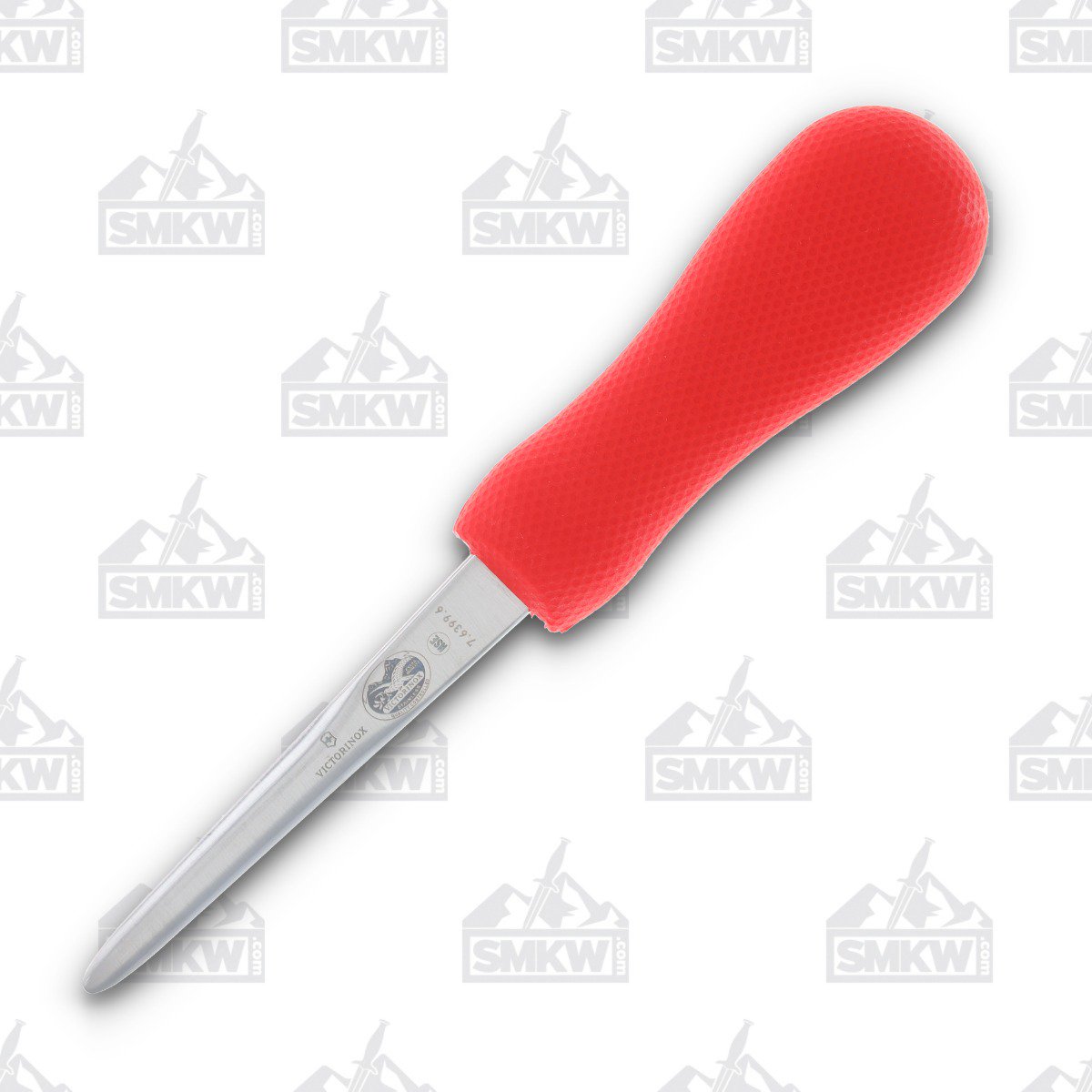 Victorinox Boston Style Oyster Knife Red 4 Inch Plain Oyster Blade F44699 View 1
