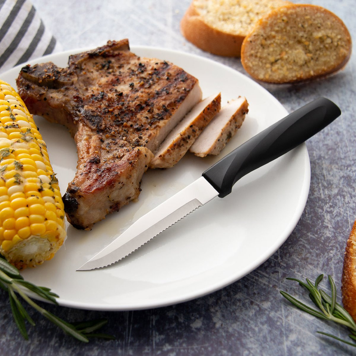 Rada Knives Anthem Serrated Steak Knife 3.37in Serrated Steak Blade View 1