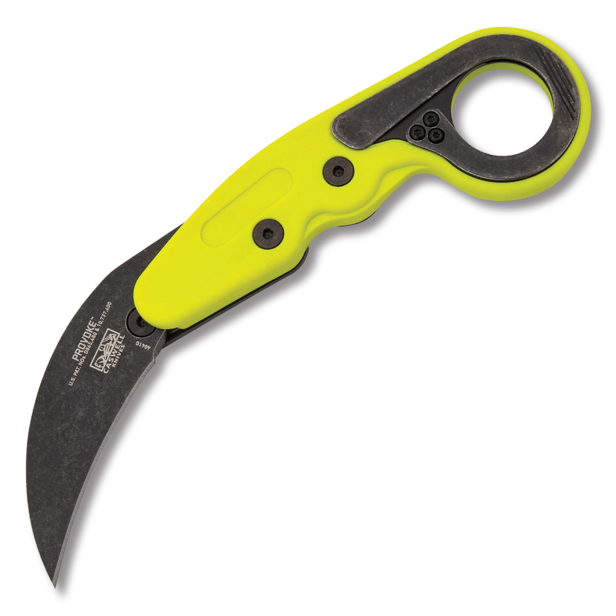 CRKT Provoke Kinematic Folding Knife Zap Electric Green CR4041G View 2