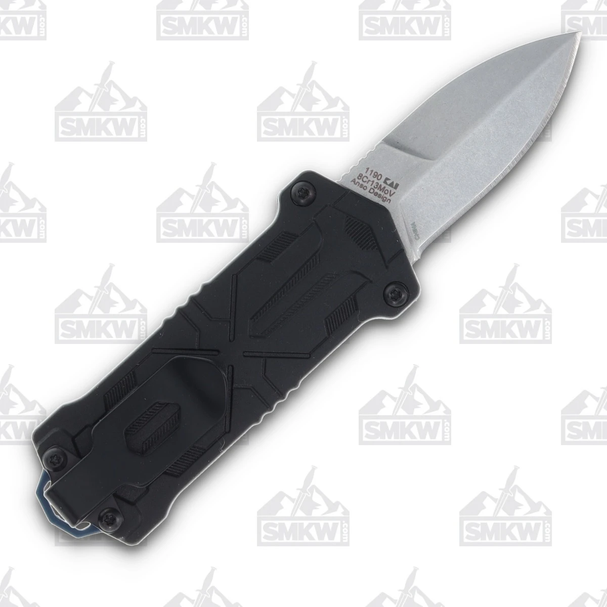 Kershaw Kapsule Sliding Button Lock Knife 1.9in Plain Spear Point Blade KS1190 View 3