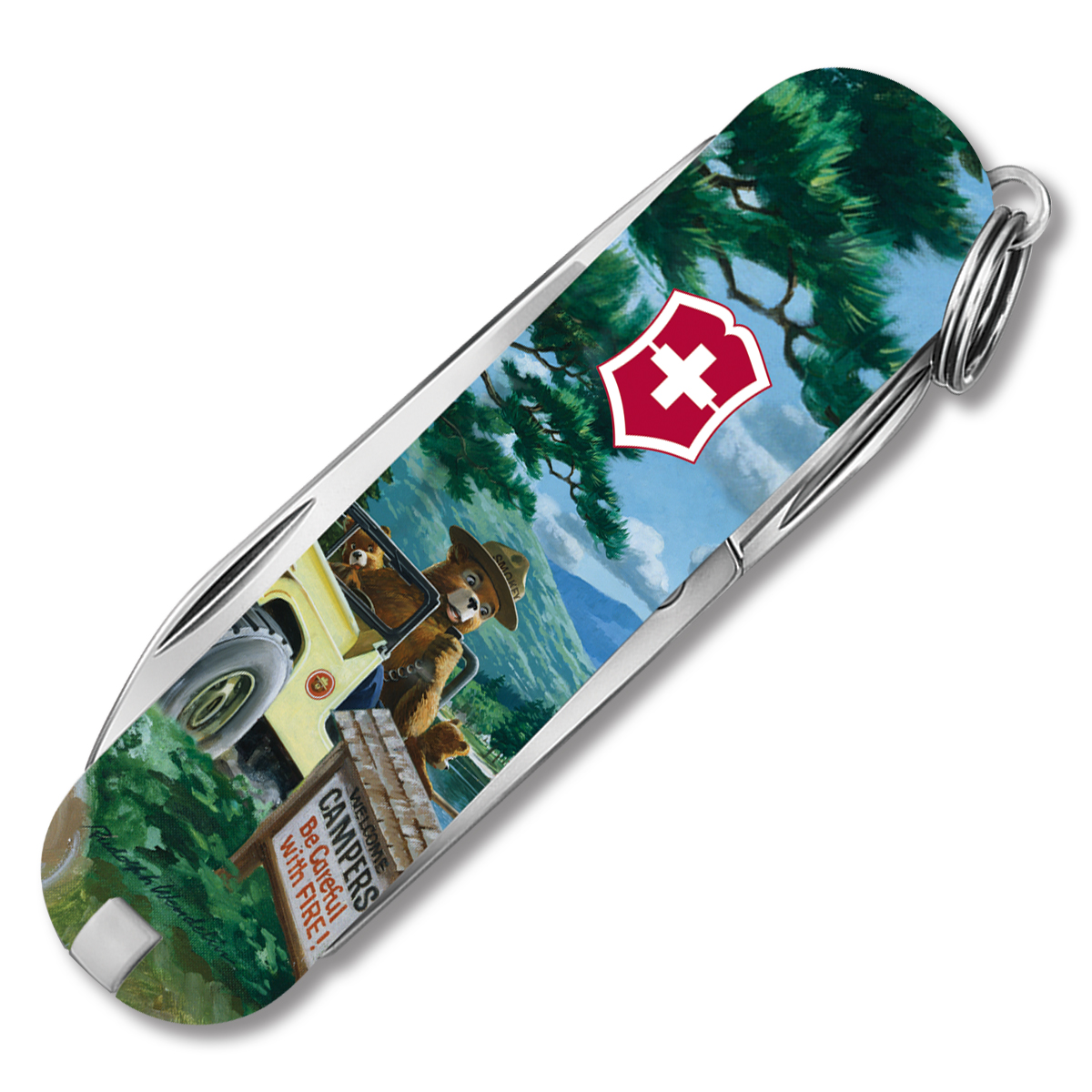 Victorinox Classic SD Swiss Army Knife Welcome Campers STBV919 View 2