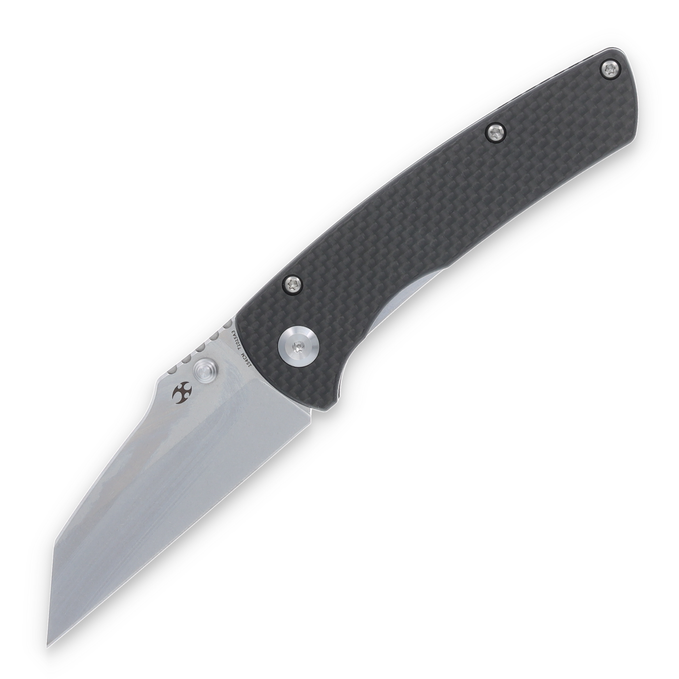 Kansept Knives Main Street Folding Knife Carbon Fiber 3.36in Reverse Tanto T1015A3 View 1