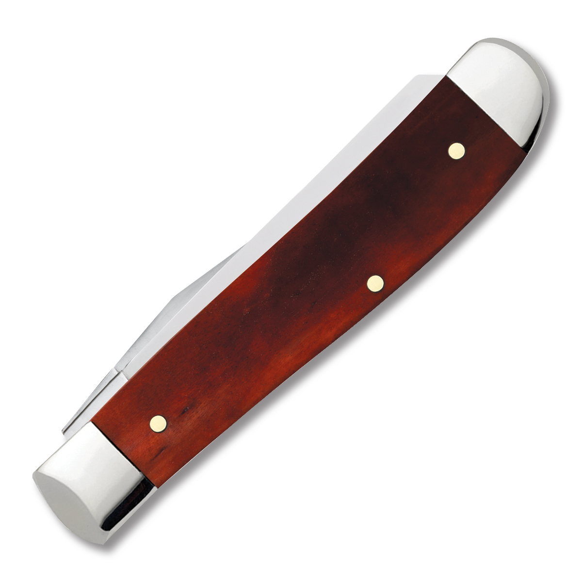 Case XX Matthew 28: 19-20 Chestnut Smooth Bone Mini Trapper Folding Knife CA60868 View 2