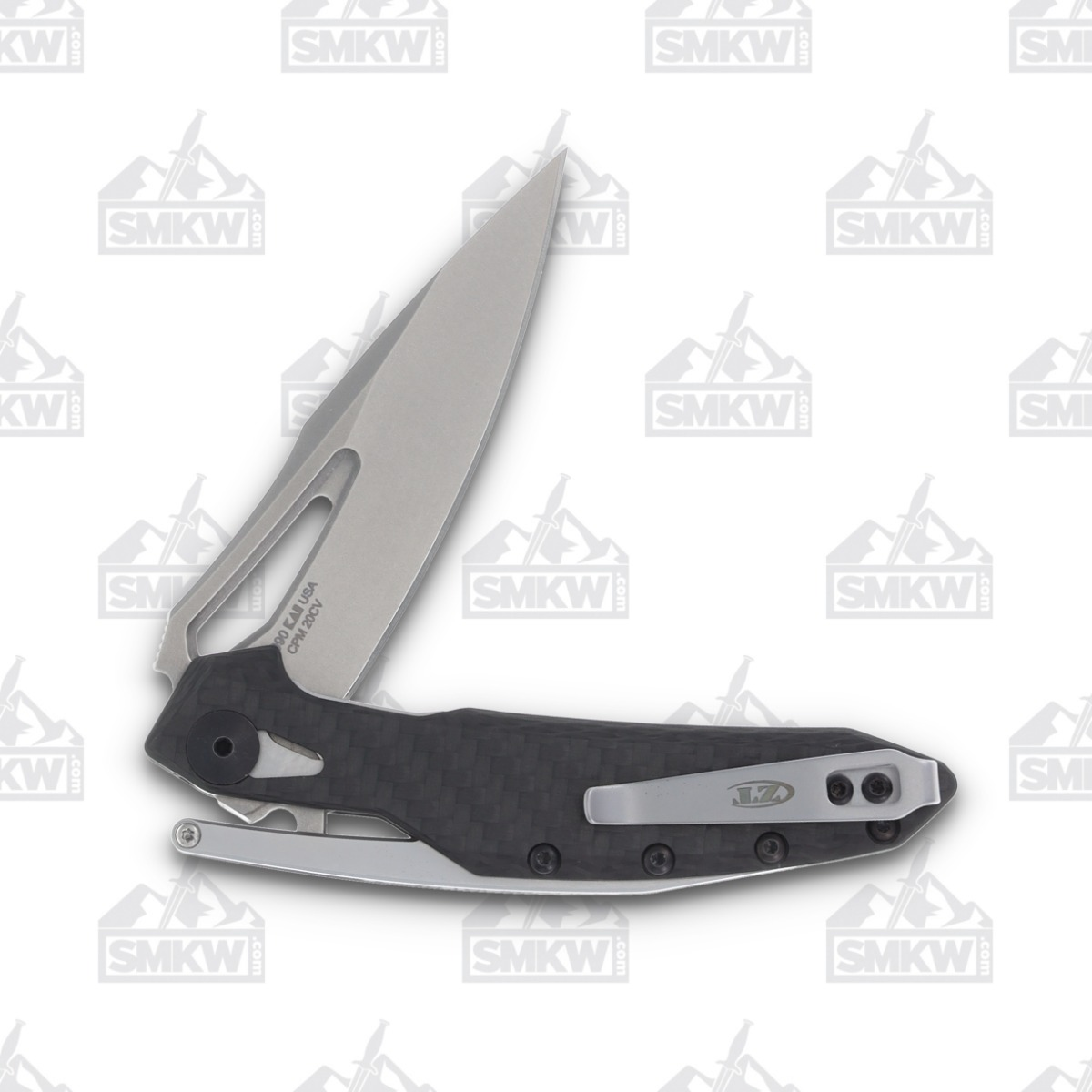 Zero Tolerance Knives 0990 Folding Knife Carbon Fiber 3.25in SW Blade ZT0990 View 4