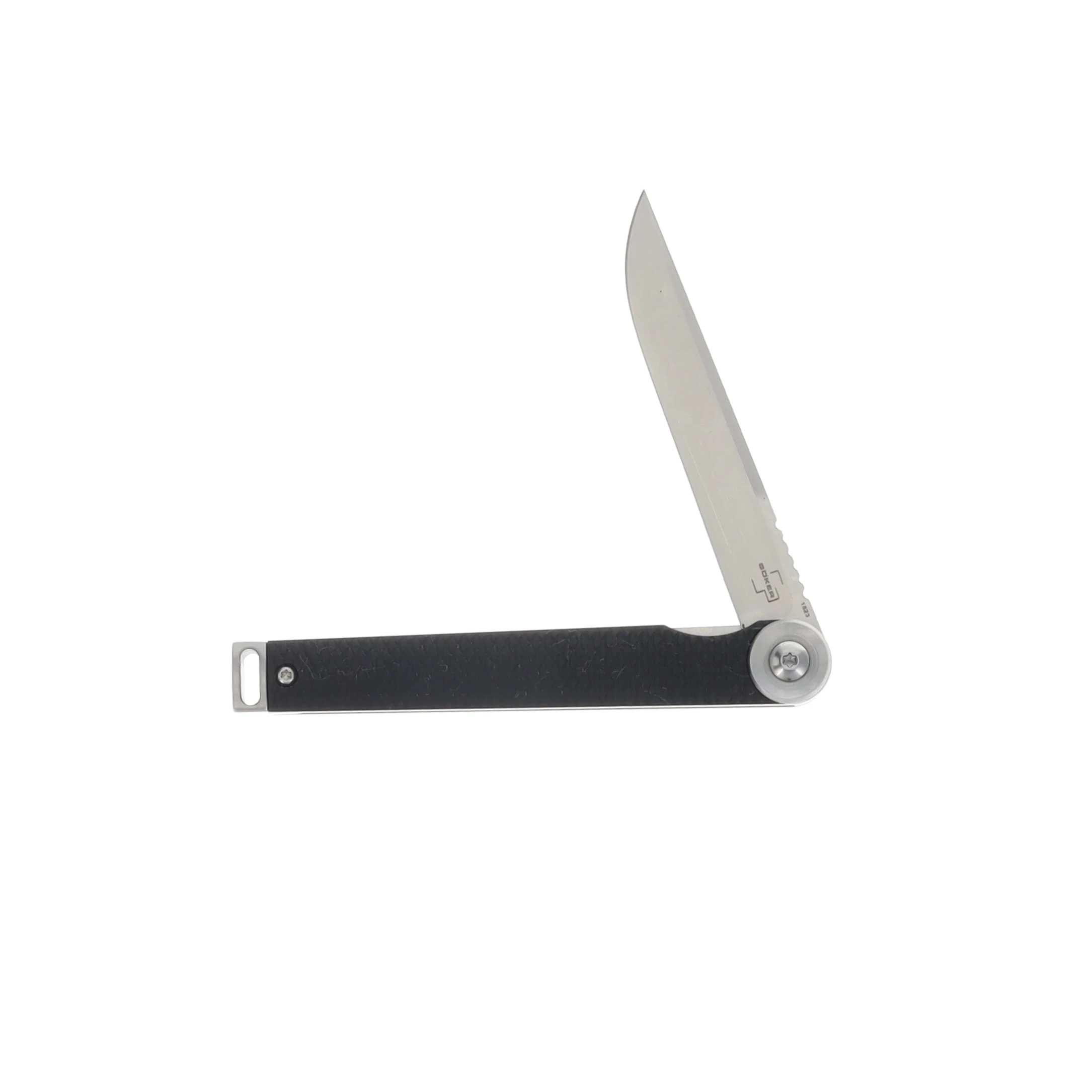 Boker Plus Kaizen Folding Knife Black G10 3.03in Plain Satin Blade BKBO390 View 3