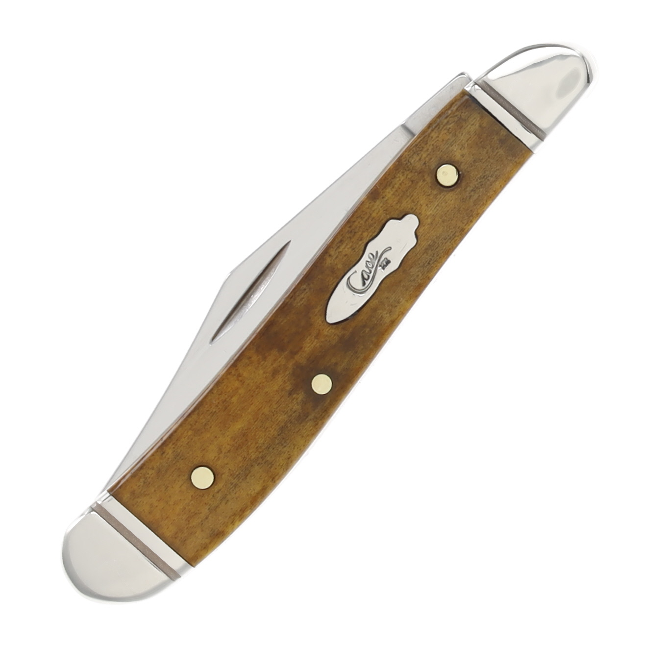 Case XX Peanut Folding Knife Antique Smooth Bone CA58201 View 3