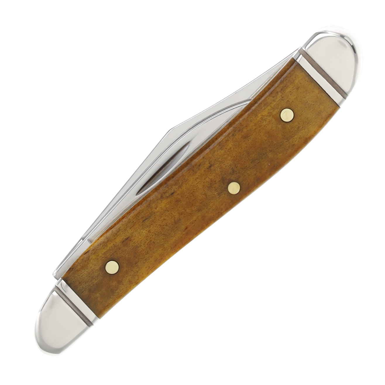 Case XX Peanut Folding Knife Antique Smooth Bone CA58201 View 4