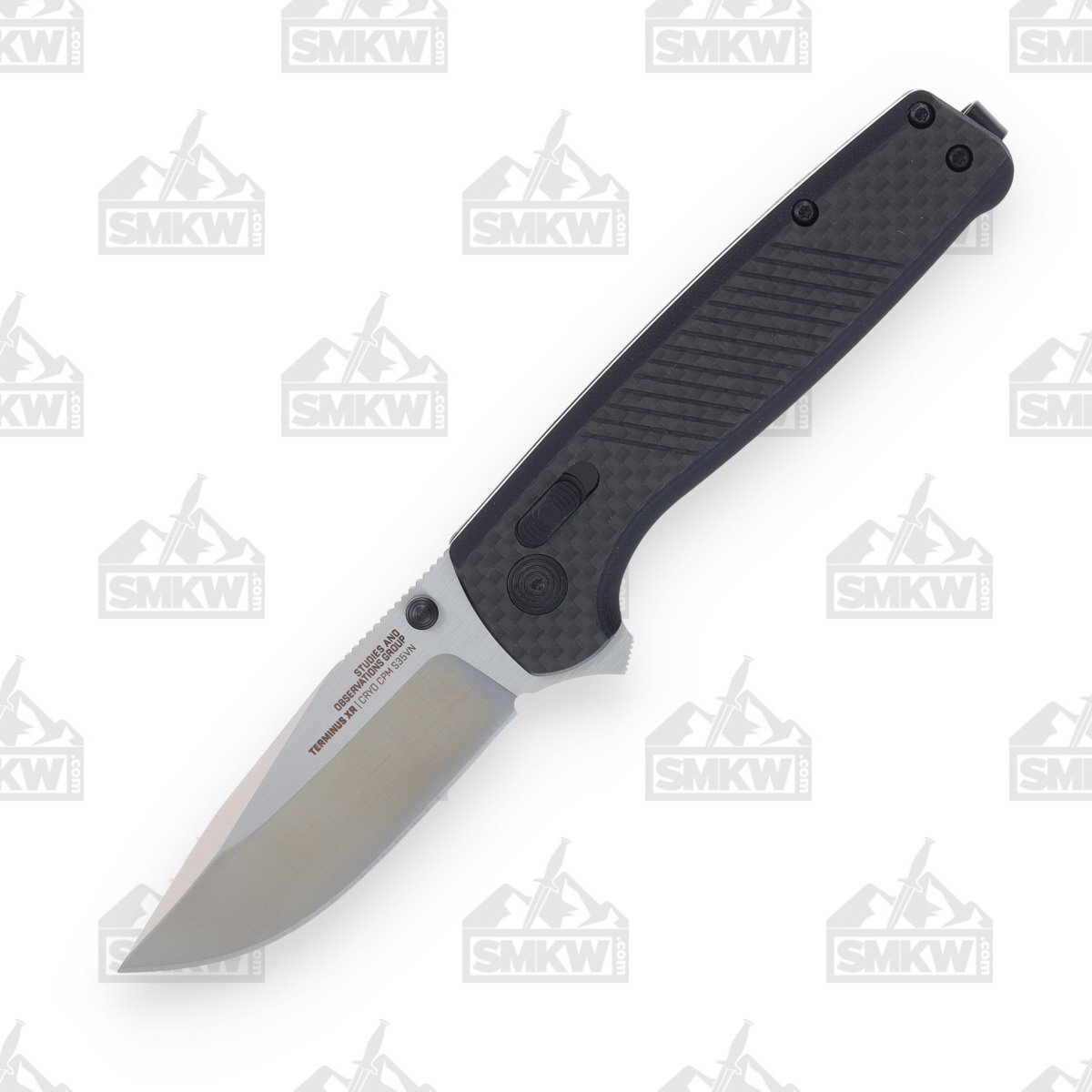 SOG Terminus XR Folding Knife 2.95in Plain Satin Clip Point TM1025BX View 1