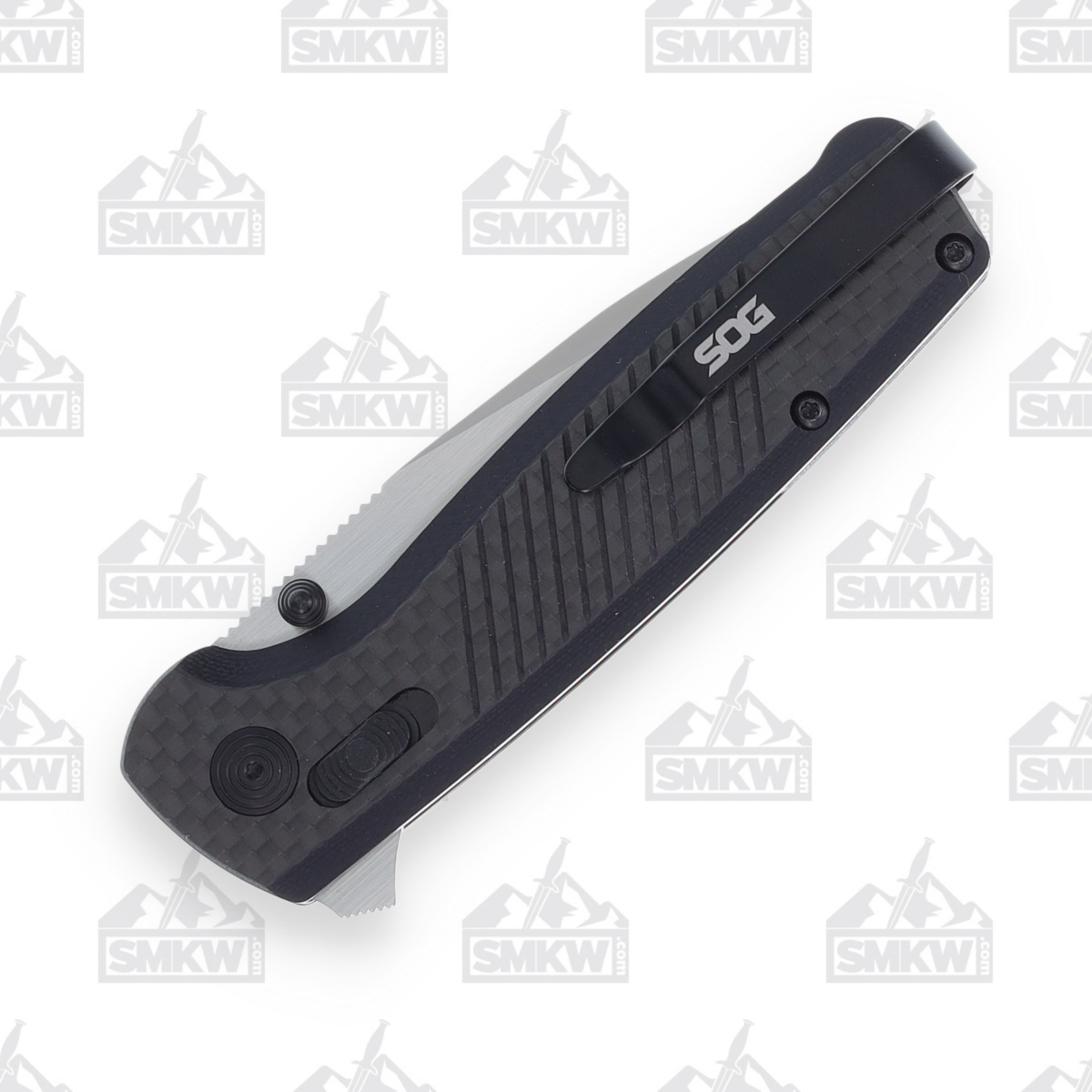 SOG Terminus XR Folding Knife 2.95in Plain Satin Clip Point TM1025BX View 3