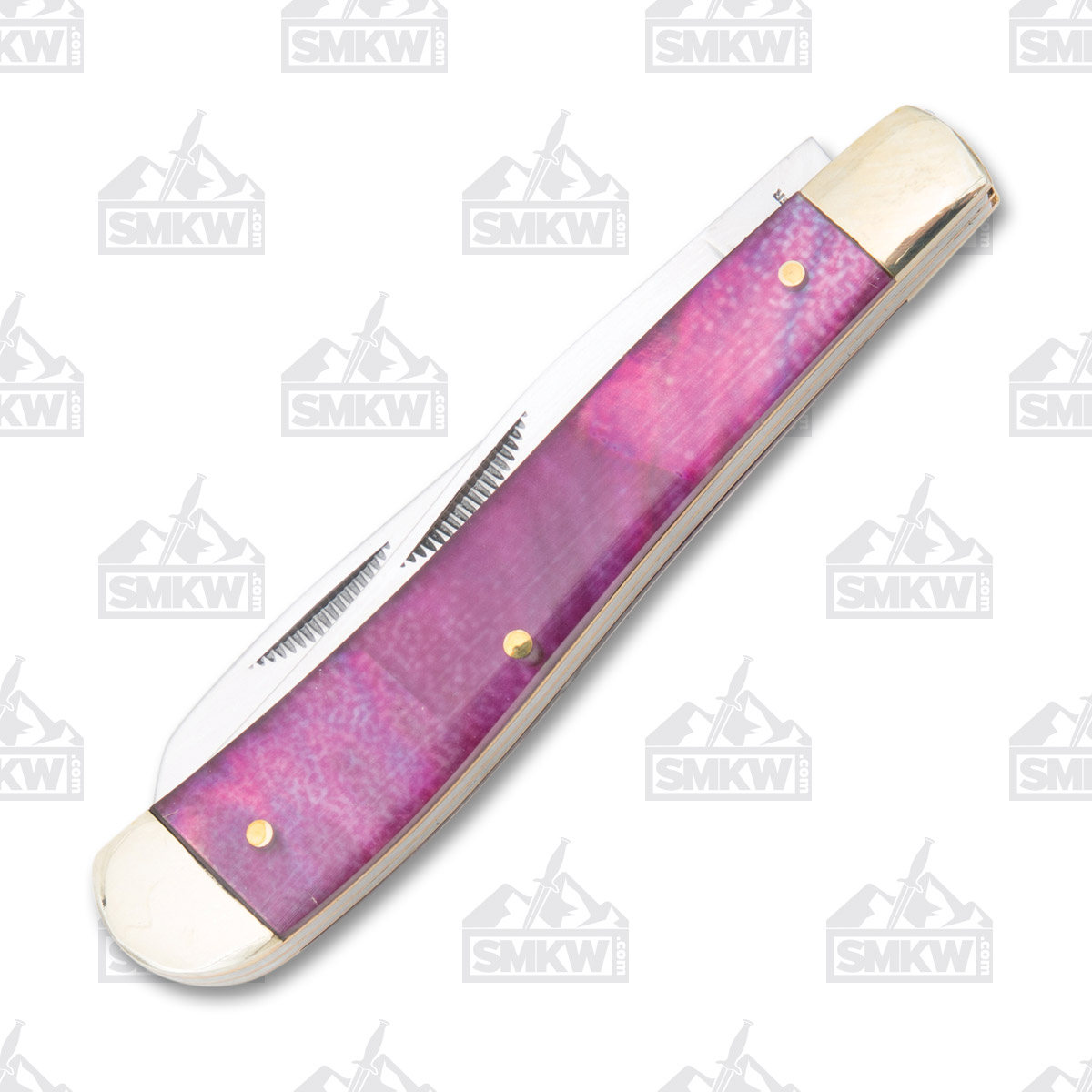Frost Ocoee River Purple Pearlite Mini Trapper Folding Knife FROC508PMOP View 2