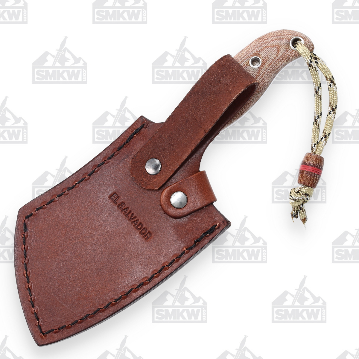 Condor Primal Cleaver Micarta 4in Blasted Satin Fixed Blade CTK62743 View 3