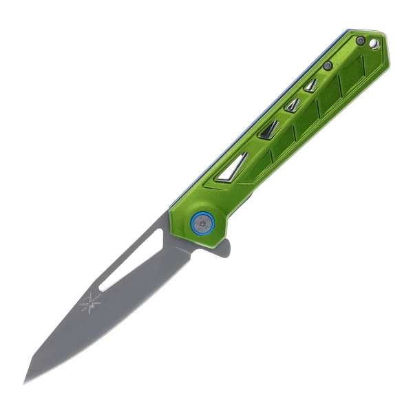 Frost Tac Xtreme Striker A/O Folding Knife  Green Aluminum Handle FRTX57GN View 1