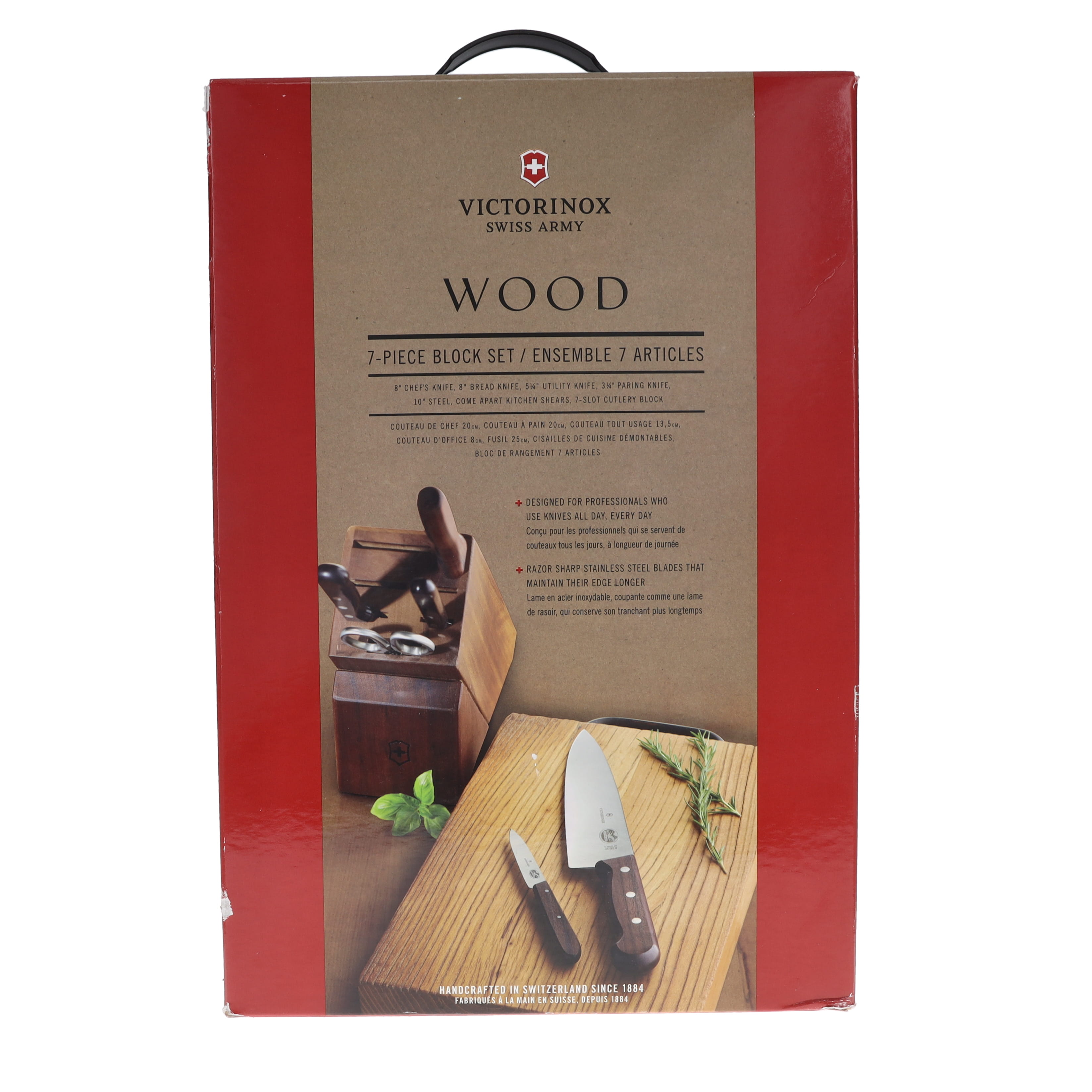 Victorinox 7 Piece Kitchen Block Set Rosewood F51193 View 3