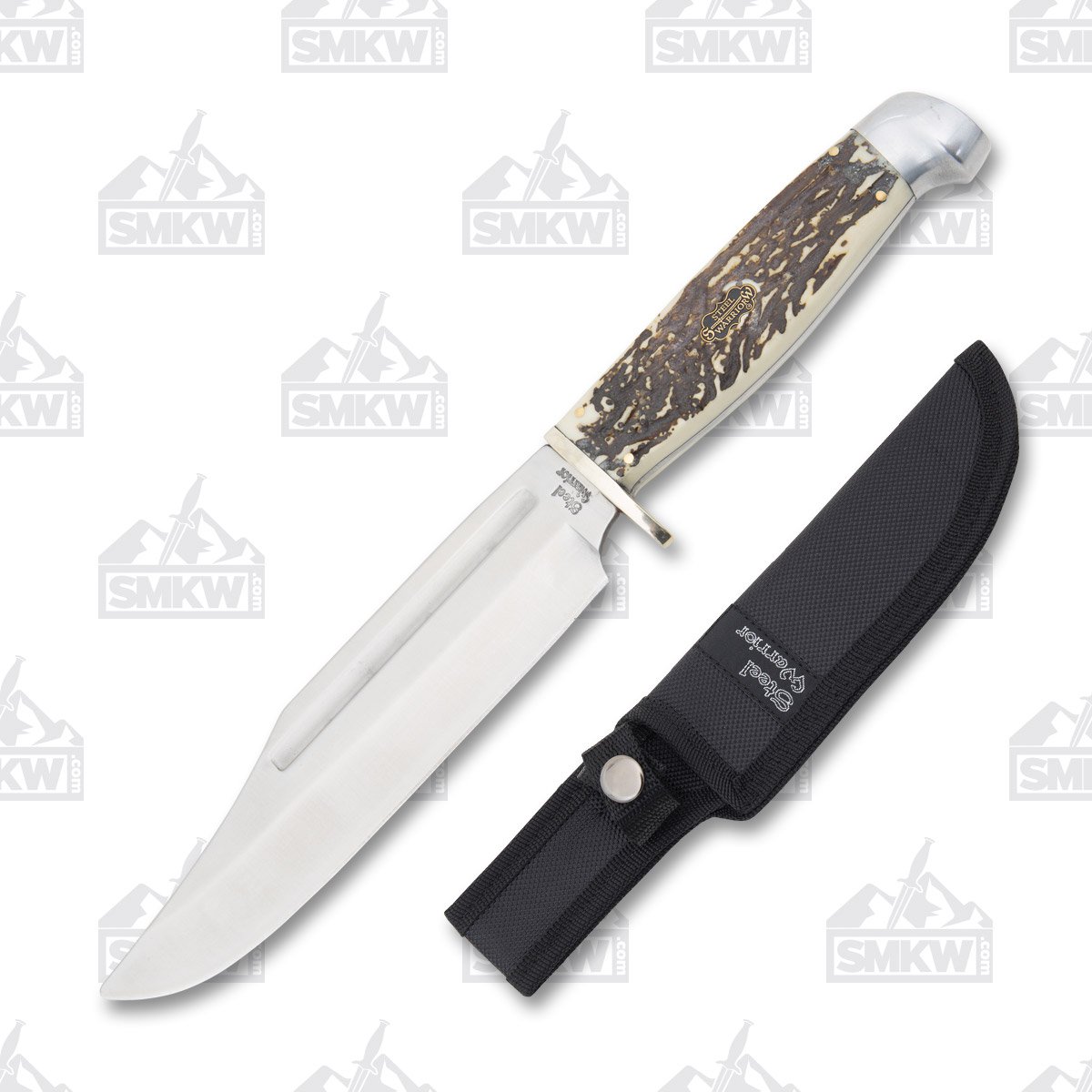 Frost Steel Warrior Large Stag Bone Hunter FRSW603SBR View 1