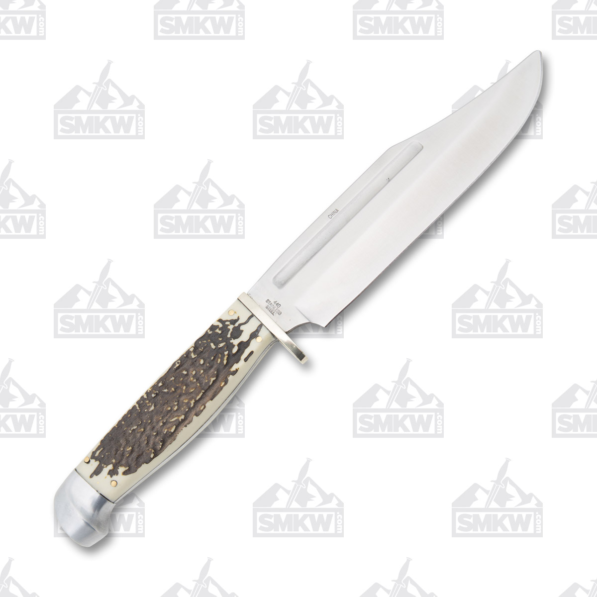 Frost Steel Warrior Large Stag Bone Hunter FRSW603SBR View 3