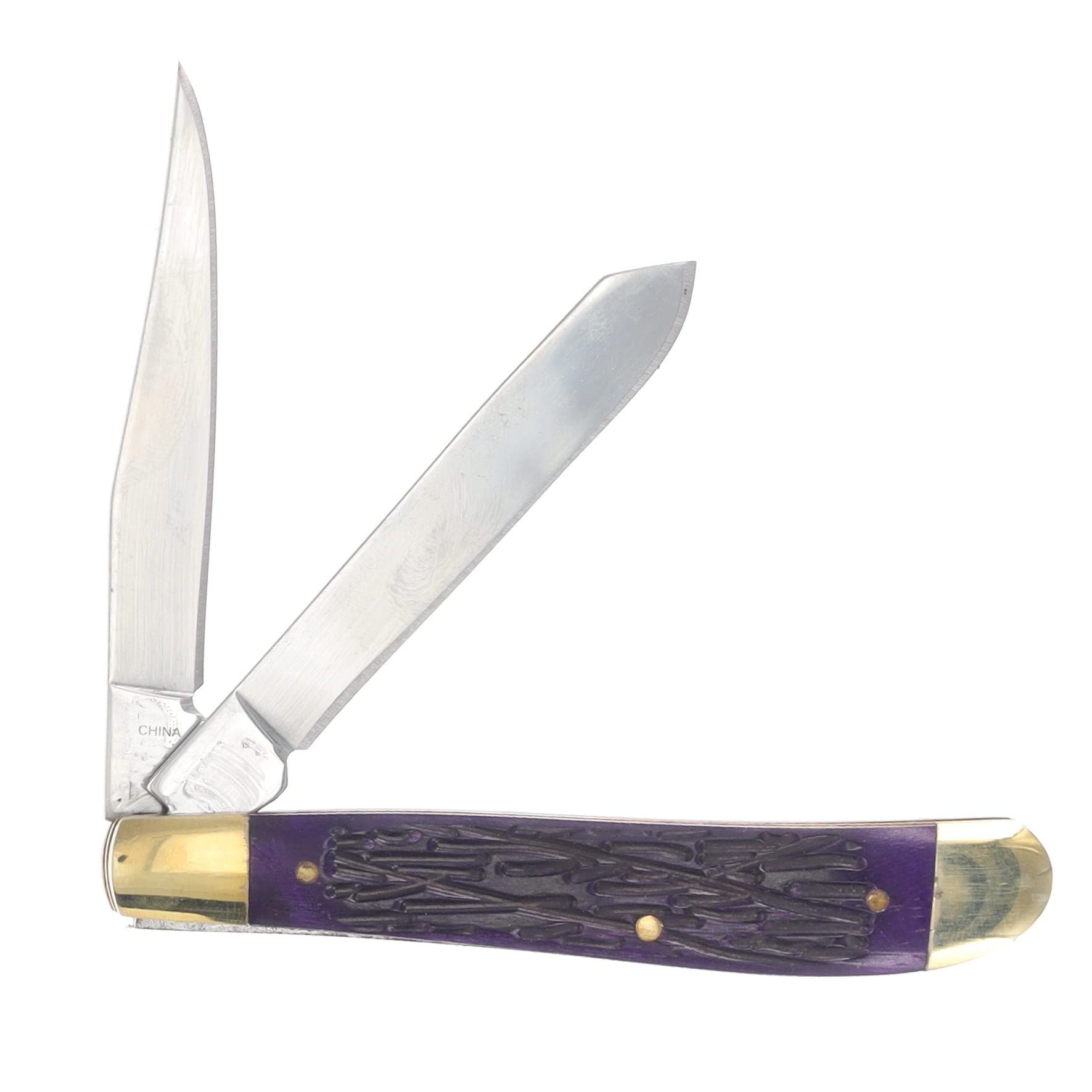 Ocoee River Purple Passion Jigged Bone Bullet Trapper FROC265PJB View 2