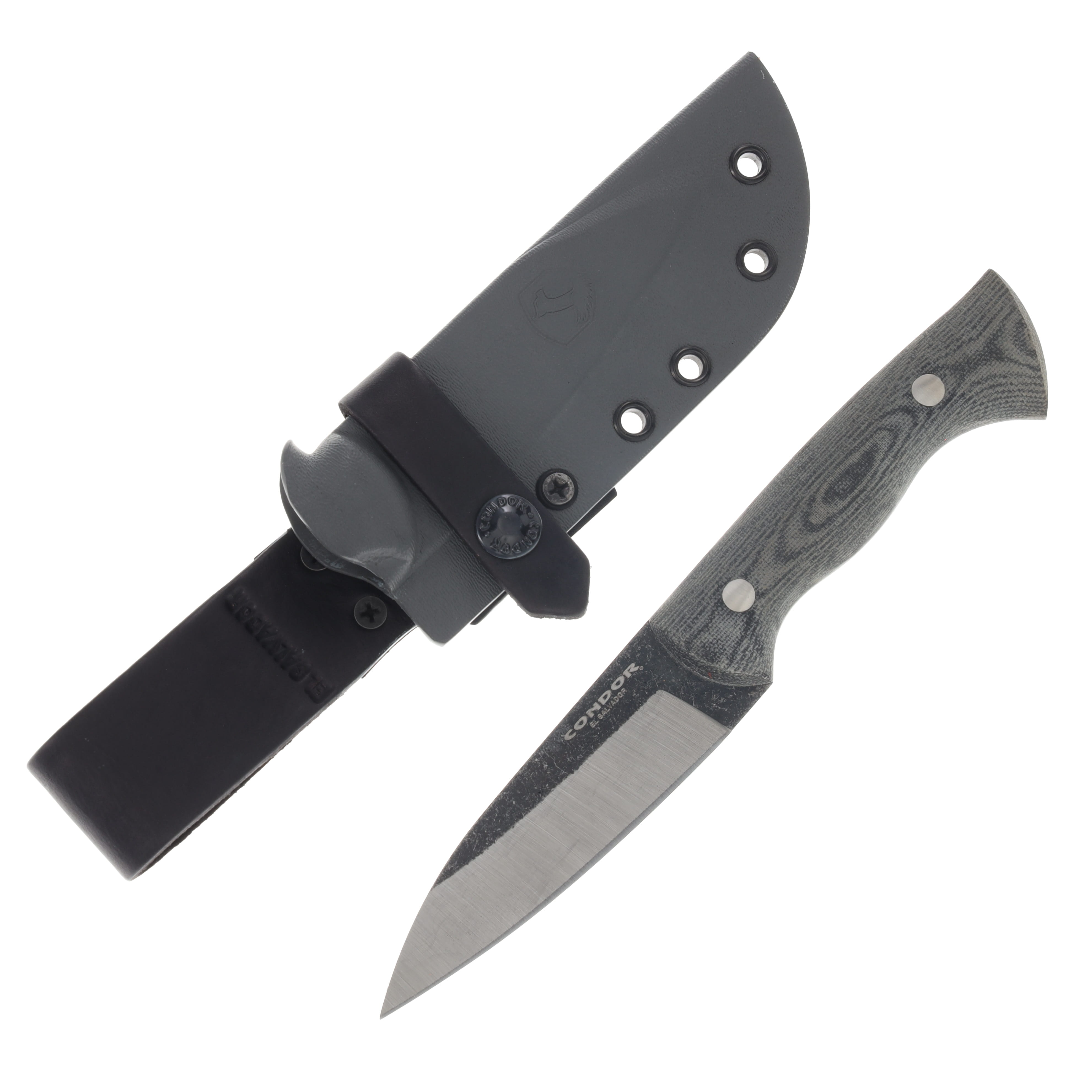 Condor Bush Slicer Sidekick Fixed Blade Knife 4.26in Classic Finish CTK63858 View 1