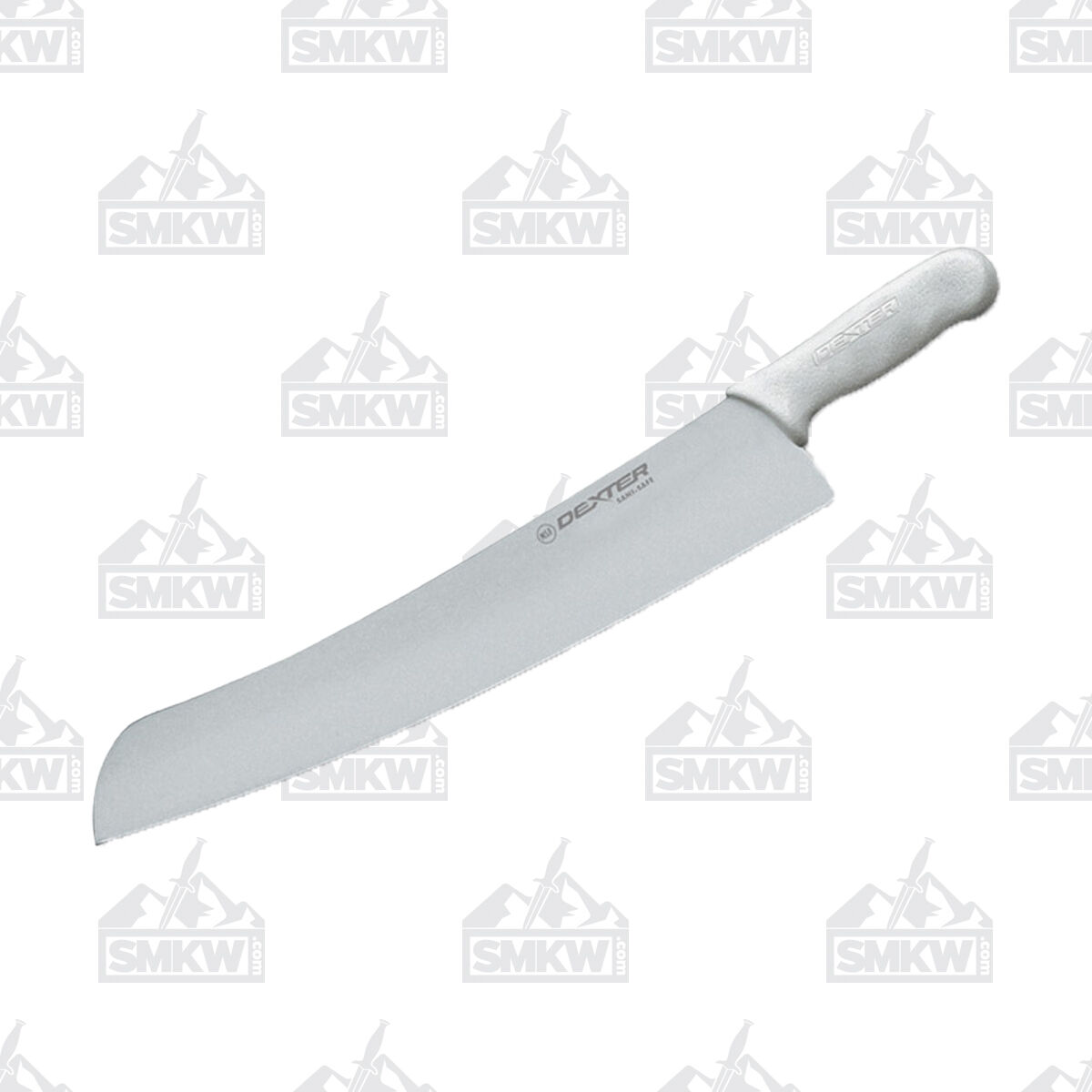 Dexter Russell Sani-Safe Stainless Steel 16" Pizza Knife White Handle DR18003 View 1