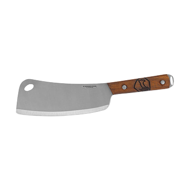 Condor Tool & Knife Condor Cleaver Walnut 7.17in Bead Blasted Plain Blade CTK65006 View 1