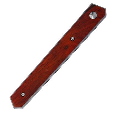 Boker Plus Kwaiken Air Cocobolo 3.54in Satin Trailing Point Blade View 5