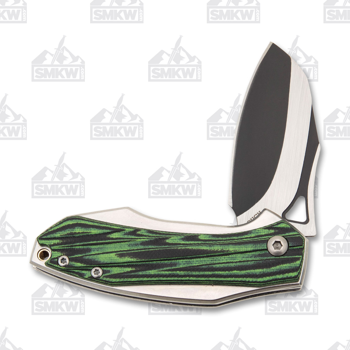 Rough Ryder Bullfrog Linerlock Folding Knife Green/Black G-10 RR2258 View 4