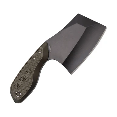 Gerber Tri-Tip Mini Fixed Blade Cleaver Green G3727 View 4