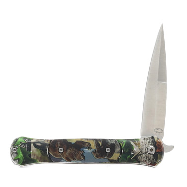 Frost Cutlery Assisted Opening Elite Wildlife Bear Dagger Knife View 3