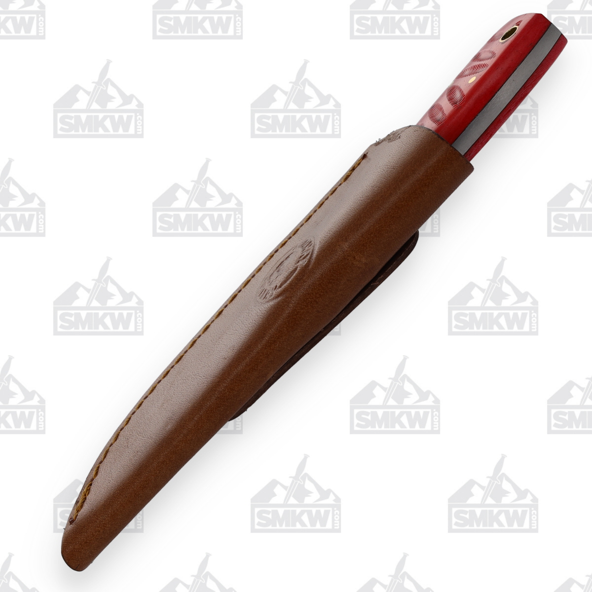 Frost Whitetail Red Jigged Bone Skinner Fixed Blade Knife FRWT1104R View 8