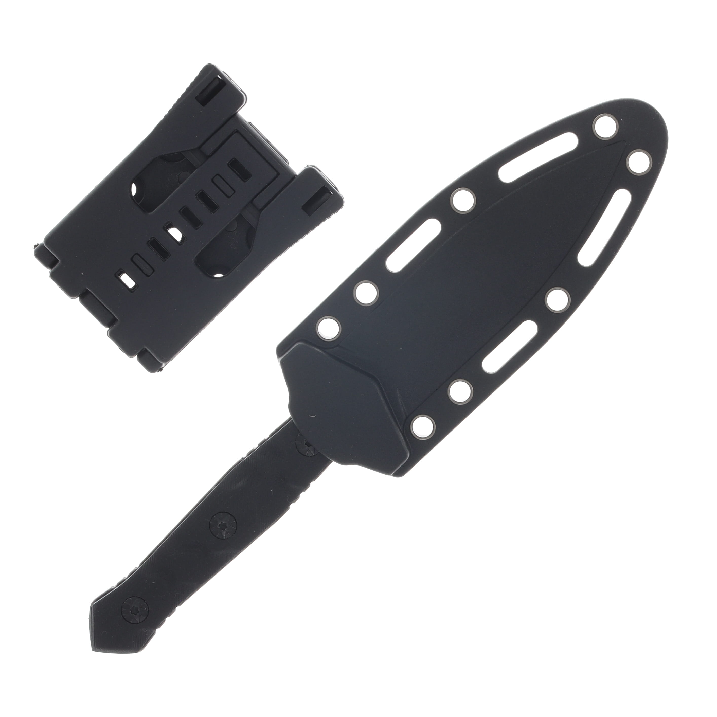 Wartech Boot Knife Fixed Blade 3.5in Stonewash Spear Point NTHWT273BK View 4