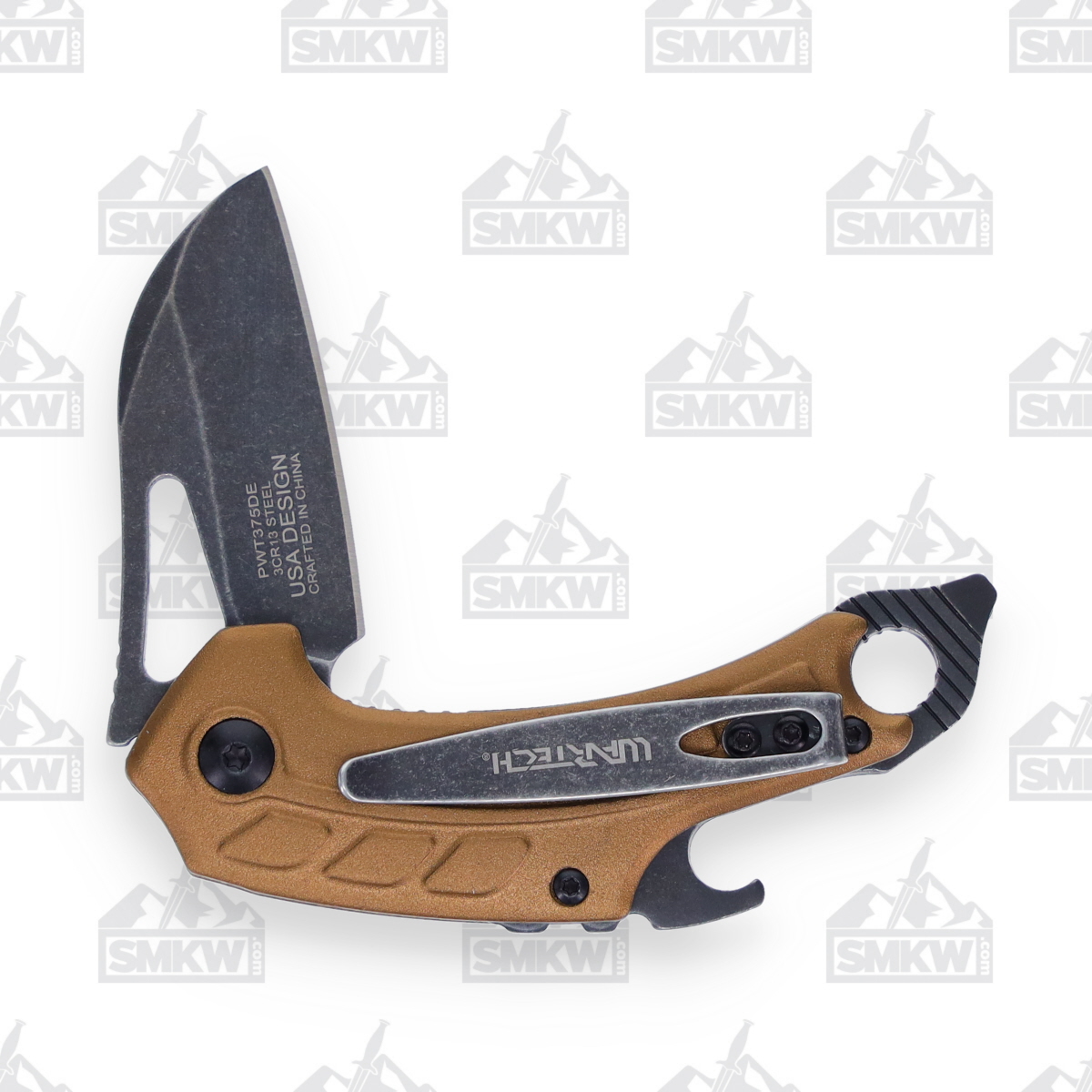 WarTech Assisted Pocket Knife with Tools 2in Wharncliffe Blade Desert NTPWT375DE View 5