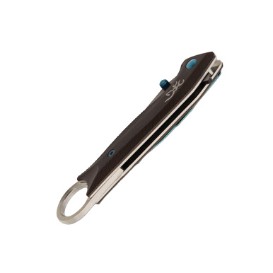 Browning Knives 0377 Folding Knife Black and Blue Tanto BN0377 View 8