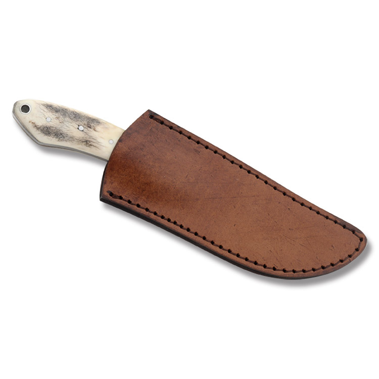 Crowbar Hotel Damascus Hunter Fixed Blade Knife DM1050SG View 3