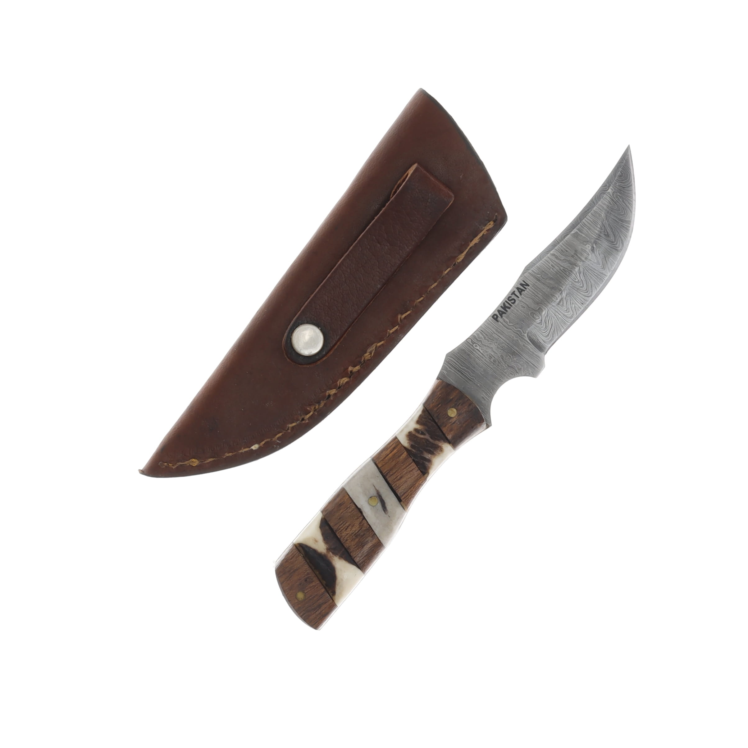 Szco Sidearm Root Cellar Fixed Blade - Damascus DM1109 View 2