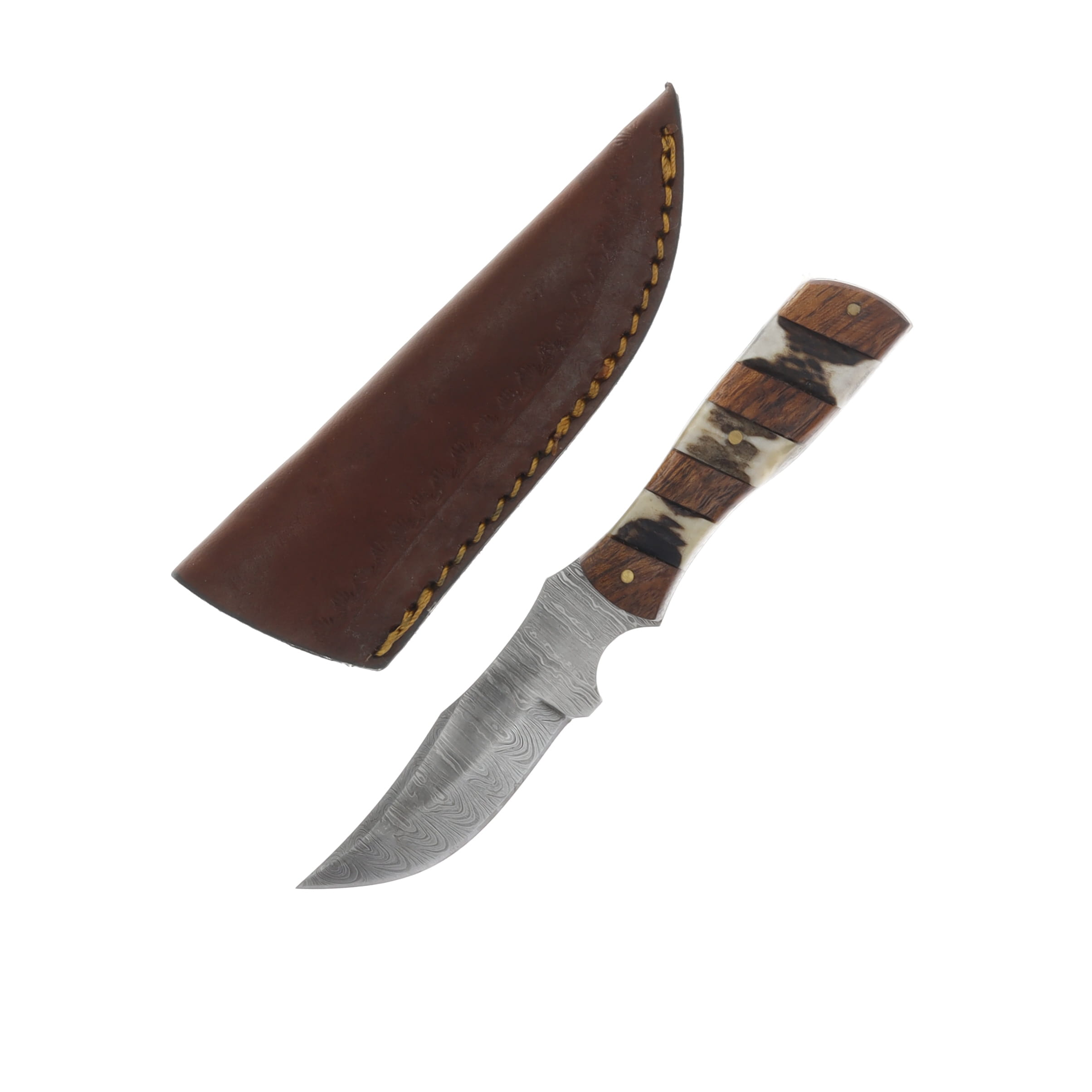 Szco Sidearm Root Cellar Fixed Blade - Damascus DM1109 View 1