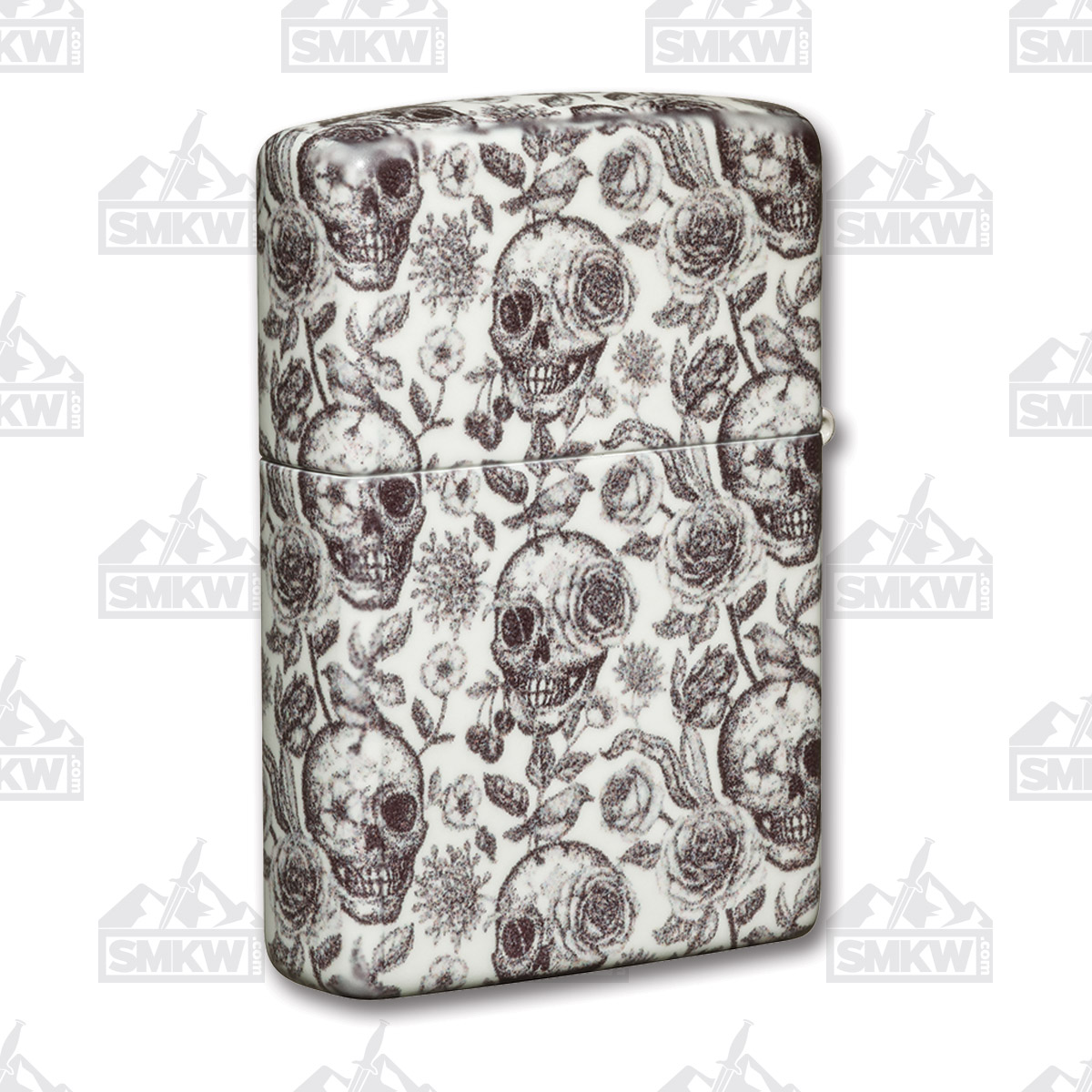 Zippo Lighter Skulls and Roses Glow in the Dark ZP49458 View 2