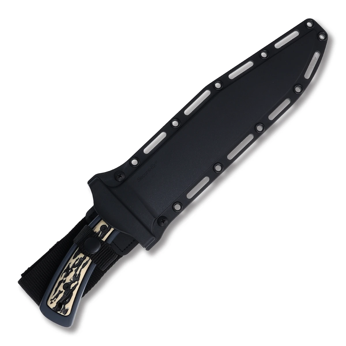 Cold Steel Drop Forged Bowie Knife 9.5in Plain Black Clip Point CS36MK View 5