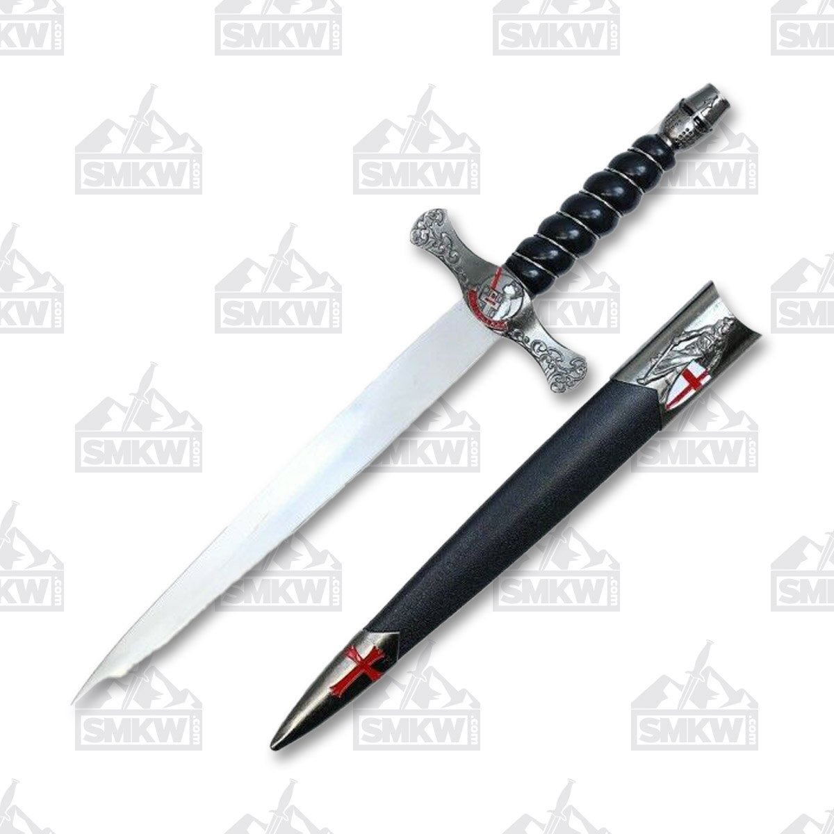 Neptune Trading Knight's Dagger Fixed Black-Red 9.25In. NTH5962CH View 1