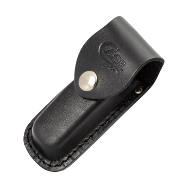 Case Medium Black Leather Sheath View 1