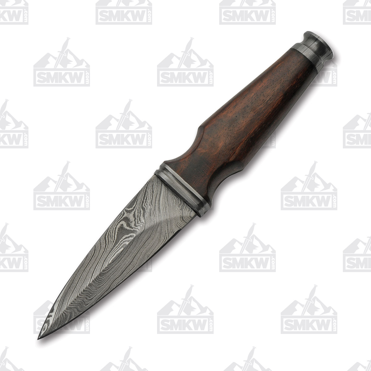Damascus Sgian Dubh Fixed Blade Knife DM1263 View 2
