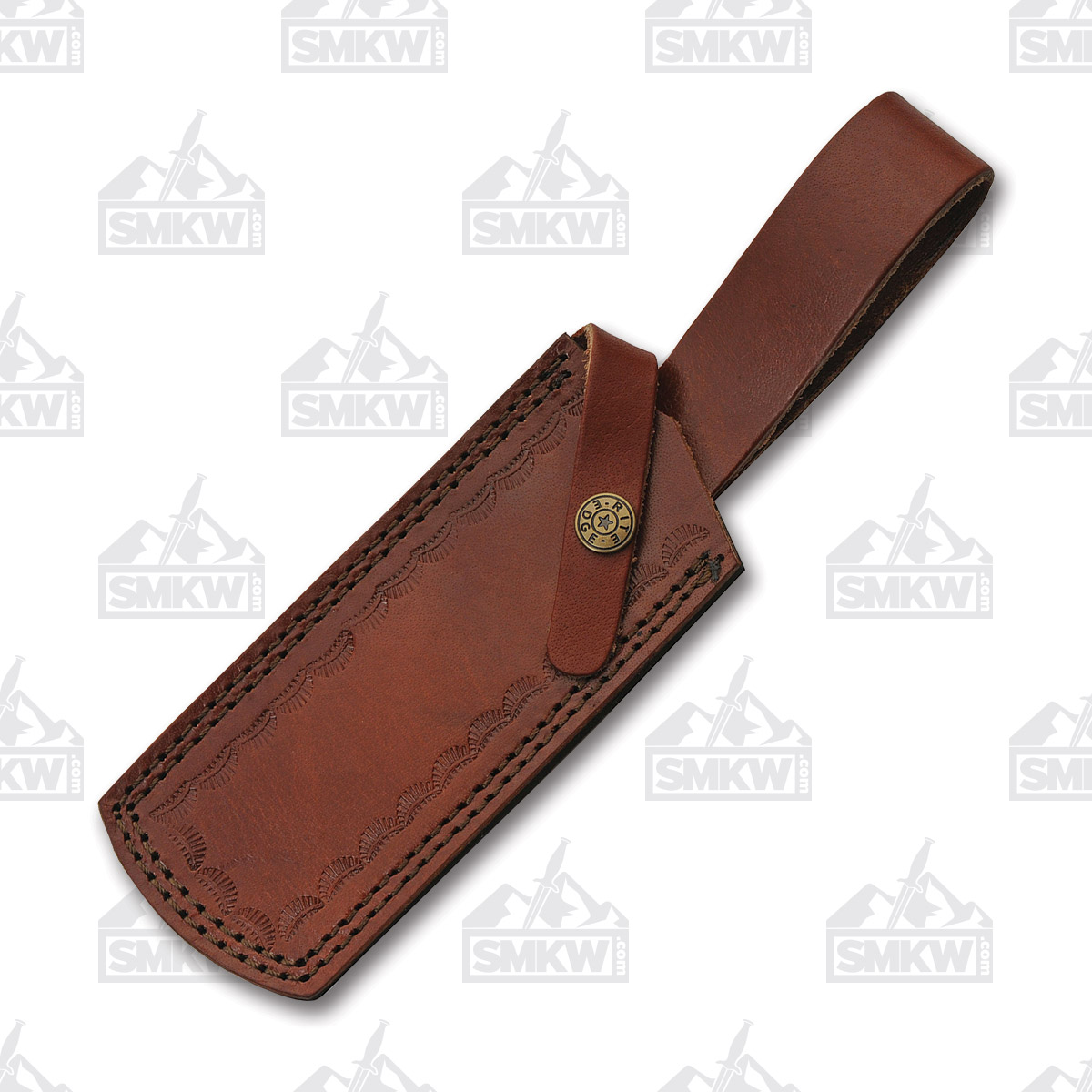 Damascus Cleaver Fixed Blade Knife DM1265 View 3