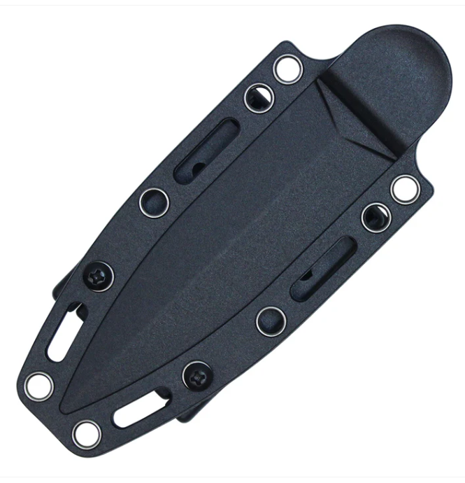 Neptune Trading Wartech Boot-9in Fixed Blade Knife Black ABS Handle 4.5 3CR13 Stonewashed Spear Point NTHWT269BK View 4