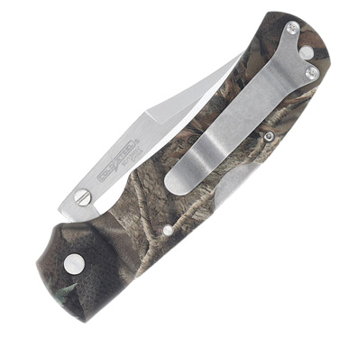Cold Steel Double Safe Hunter Camo 3.5in Plain Satin Clip Point CS23JE View 8