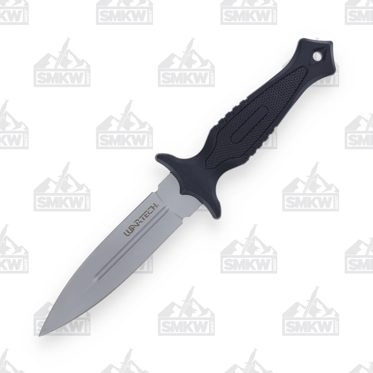 Wartech Double Edge Boot Knife 4.5 Inch Plain Satin Dagger NTHWT269CH View 2