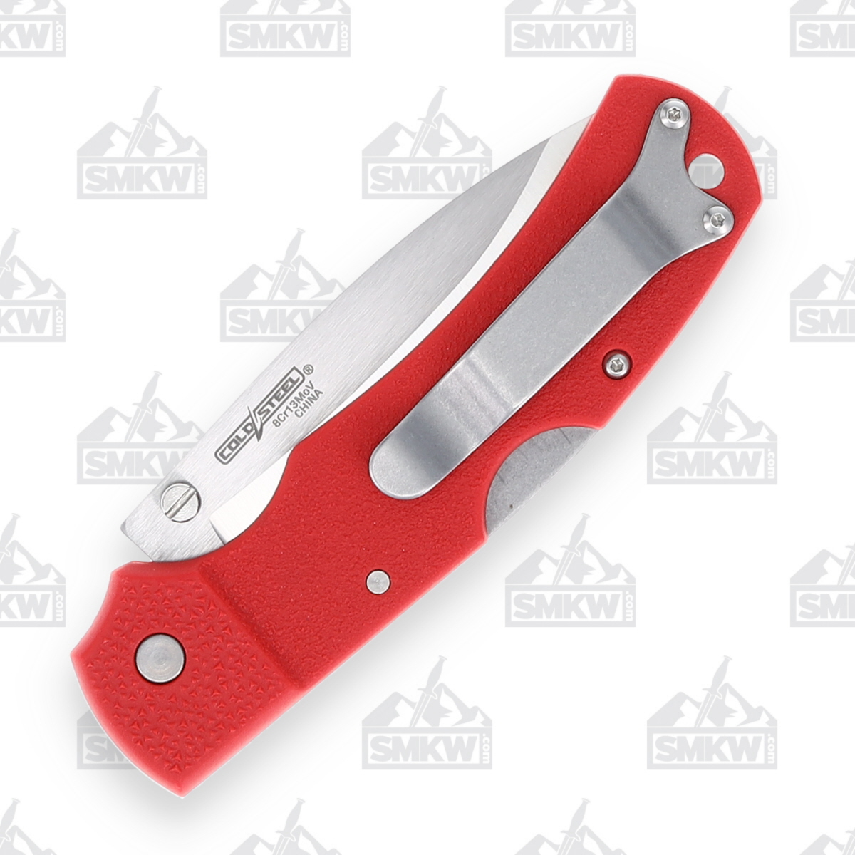 Cold Steel Double Safe Hunter Slock Master Red 3.5in Plain Satin Drop Point CS23JK View 7