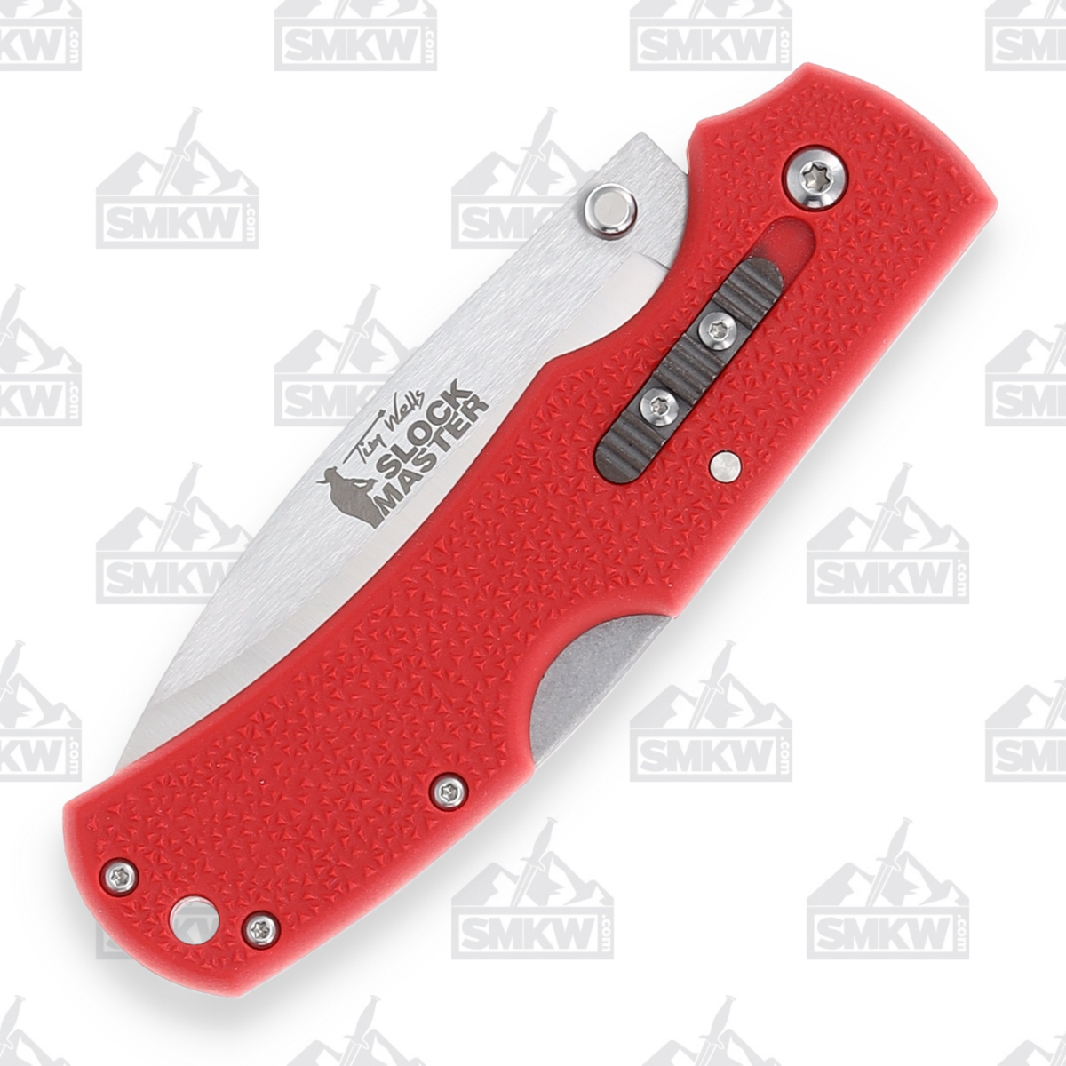 Cold Steel Double Safe Hunter Slock Master Red 3.5in Plain Satin Drop Point CS23JK View 6