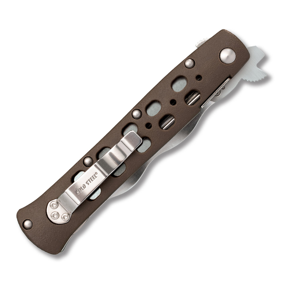 Cold Steel Ti-Lite Folding Knife Flat Dark Earth 4in Plain Satin Kris CS26SK4 View 2
